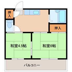 タウニィ山宗の物件間取画像